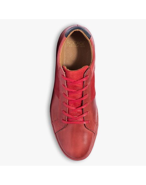 Sneakers en Cuir Kalou rouges