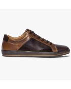 Sneakers en Cuir Kuala marron