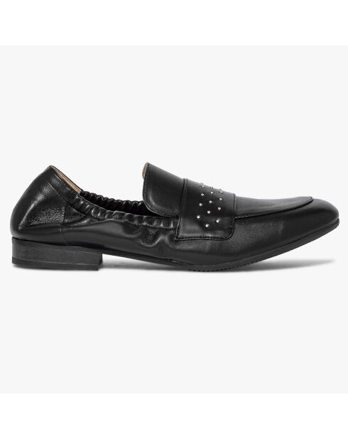 Mocassins en Cuir Aissa noirs