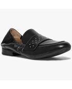 Mocassins en Cuir Aissa noirs