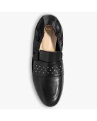 Mocassins en Cuir Aissa noirs