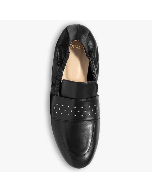 Mocassins en Cuir Aissa noirs