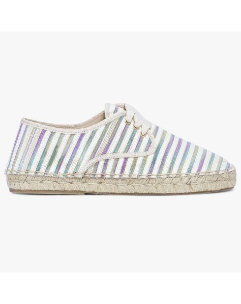 Espadrilles Leontin rayées multicolores