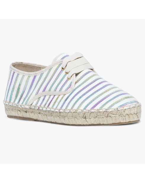 Espadrilles Leontin rayées multicolores