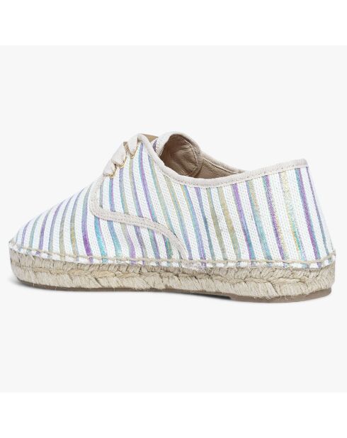 Espadrilles Leontin rayées multicolores