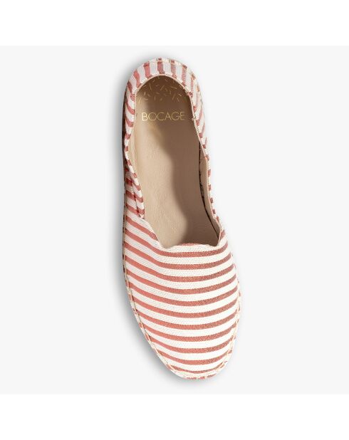 Espadrillas Leontine a righe rosse