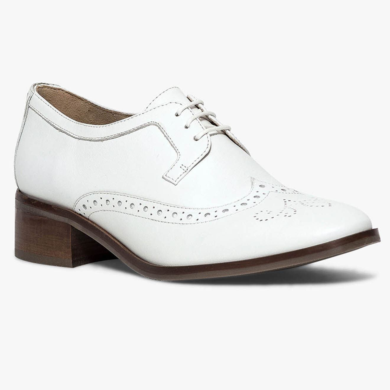 Derbies blanches on sale