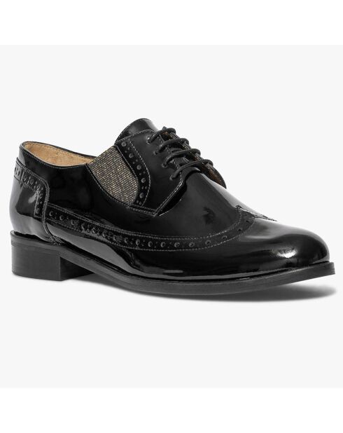 Derbies en Cuir vernis Charlye noires