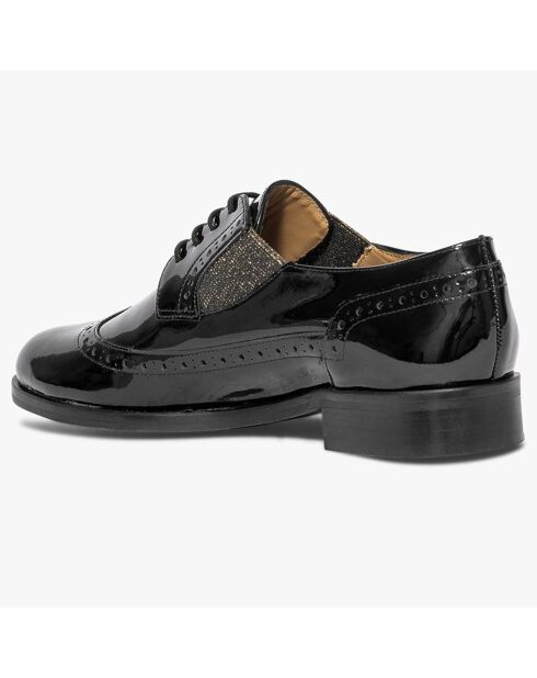 Derbies en Cuir vernis Charlye noires