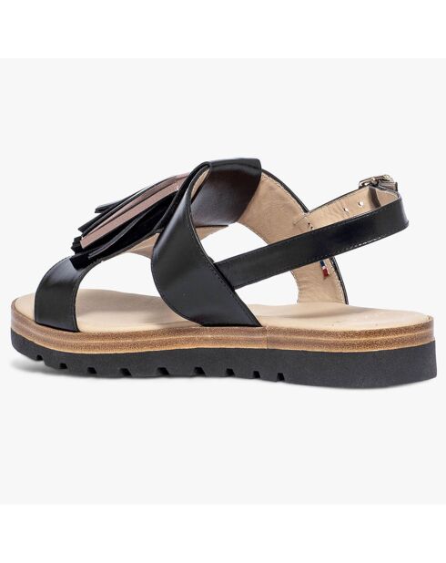 Sandales en Cuir Romani noires