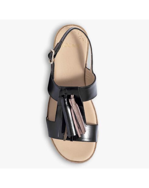 Sandales en Cuir Romani noires