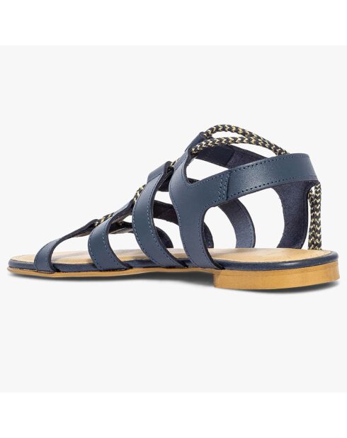 Sandali Josselin in pelle blu