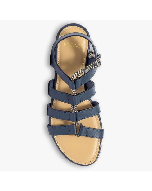 Sandali Josselin in pelle blu