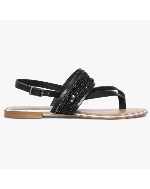 Sandales en Cuir Julian noires
