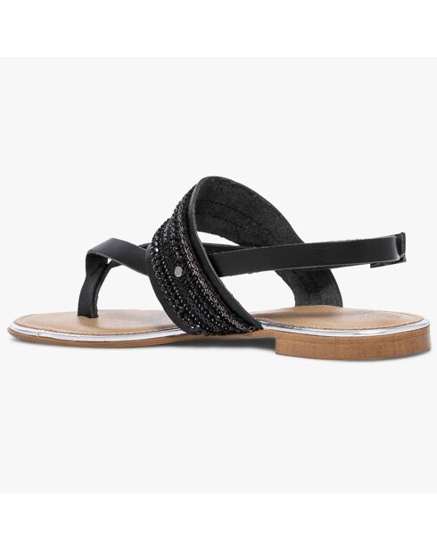 Sandales en Cuir Julian noires