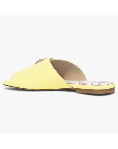 Sabot in pelle Yellow June