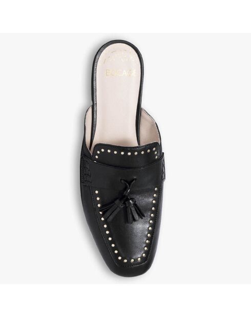 Mules en Cuir Zoello noires