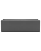 Table basse Norah gris foncé - 38x60x120 cm