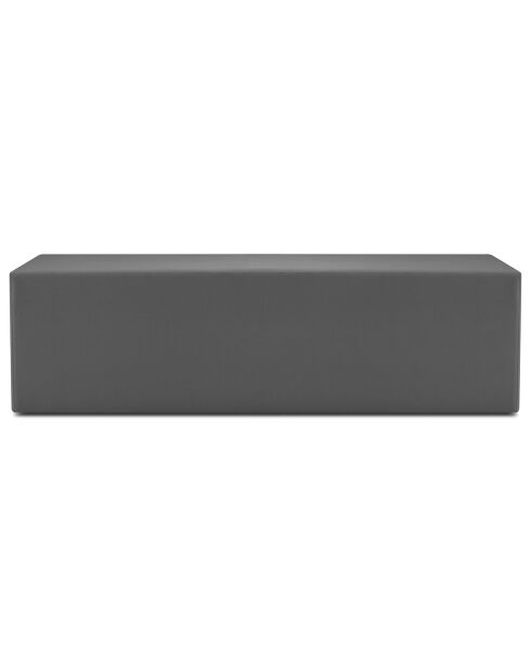 Table basse Norah gris foncé - 38x60x120 cm