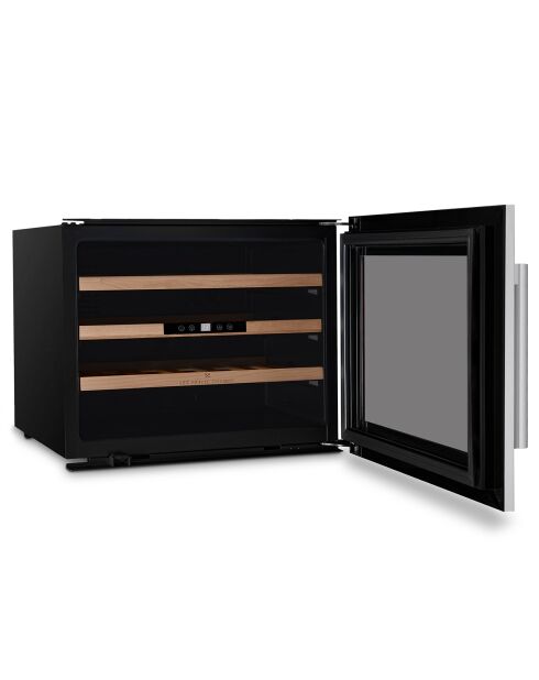 Cantinetta per vino da incasso in argento da 24 bottiglie - 59,5x56x46 cm