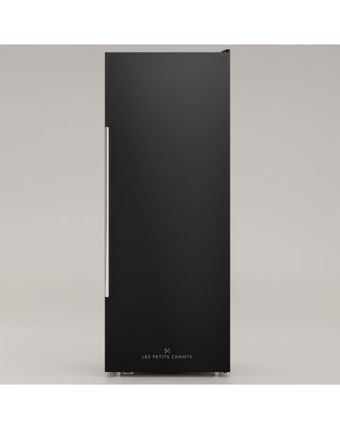 Zwarte vrijstaande wijnkelder met 224 flessen - 70,5x70,5x183,5 cm