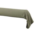 Taie de traversin Romarin  Gaze de Coton Gaïa kaki - 85x185 cm