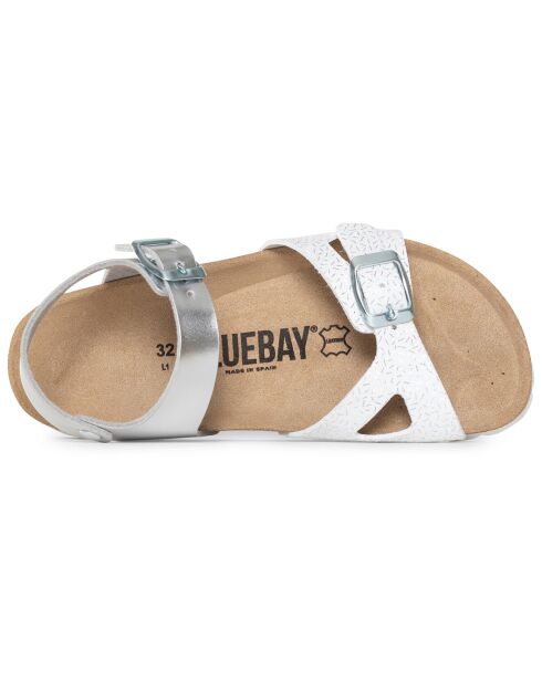 Sandales Pitchou blanc/argenté