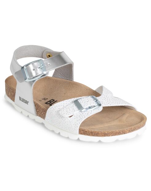 Sandales Pitchou blanc/argenté