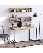 Bureau Penny + 2 Etagères beige