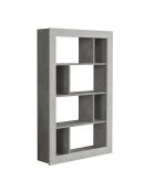 Bibliothèque LV22 gris/anthracite - 94.5x27.3x145.8 cm