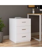 Ensemble Bureau + Tiroirs + Table basse VO9 blanc