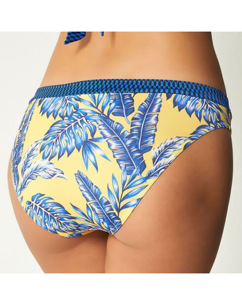 Geel/blauw Yaya bikinibroekje