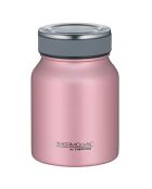 Porte-aliments isotherme rose pale - 50 cl
