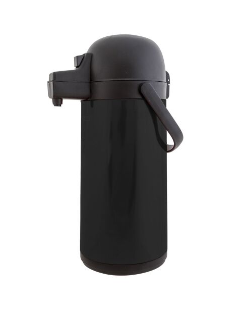 Pichet à pompe bouton poussoir noir - 1.9 L