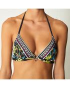 Haut de Maillot triangle à armatures Eden multicolore