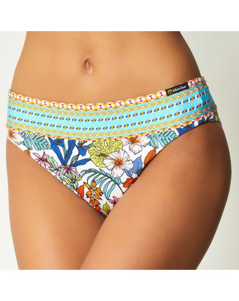 Bas de Maillot Eden blanc/multicolore