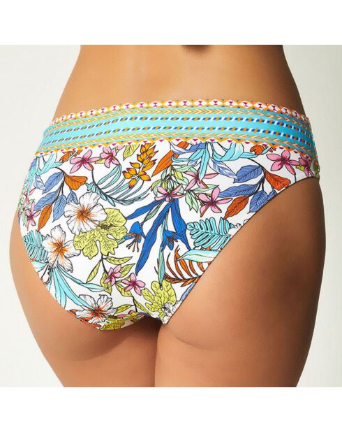 Bas de Maillot Eden blanc/multicolore