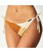 Bas de Maillot à nouer Armel marron/beige