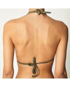 Haut de Maillot triangle Amaia kaki