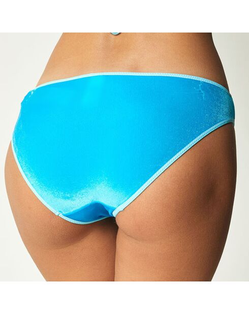 Bas de Maillot Alana en velours turquoise