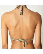 Haut de Maillot triangle Allyson kaki