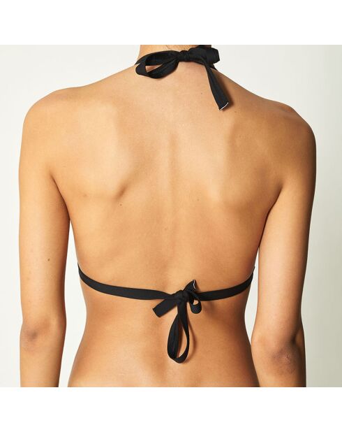 Haut de Maillot triangle Metal noir/multicolore