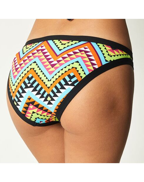 Bas de Maillot Metal noir/multicolore