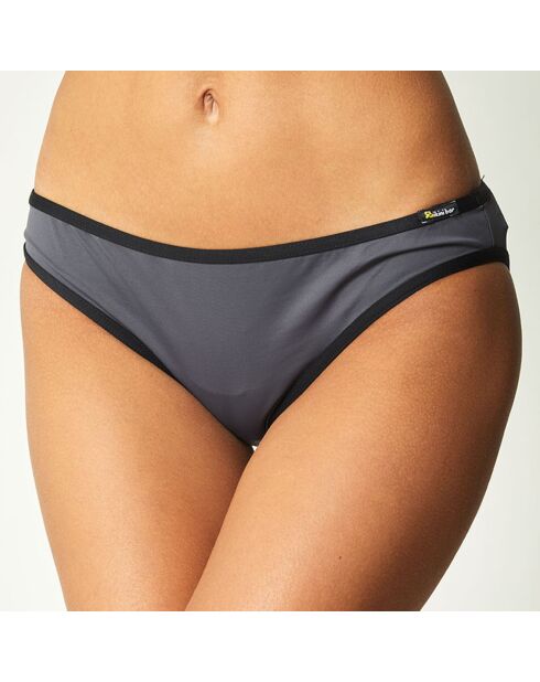 Braguita de bikini en colores antracita/negro