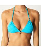 Haut de Maillot triangle Kanoa turquoise