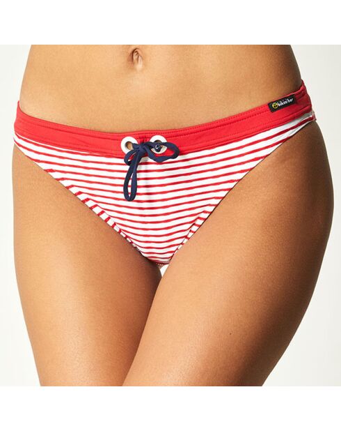 Rood/wit Ska Bikinibroekje