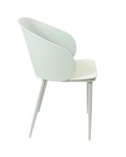 4 Chaises Alison vertes - 55.5x80.5x55 cm