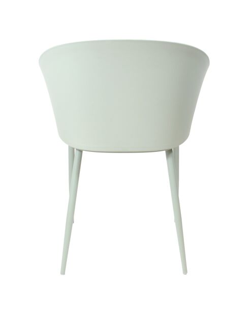 4 Chaises Alison vertes - 55.5x80.5x55 cm