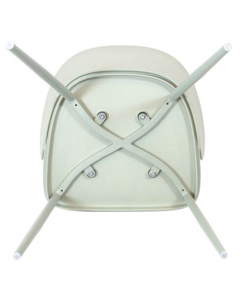 4 Chaises Alison vertes - 55.5x80.5x55 cm