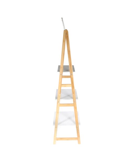 Etagère avec miroir Copenhague blanche - 43x163x36 cm